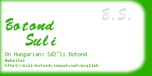 botond suli business card